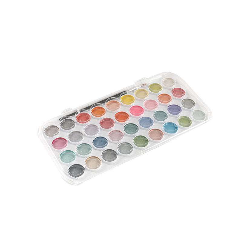 Hvad er fordelene ved Pearlescent Watercolor -sæt sammenlignet med almindelige akvarelsæt?
