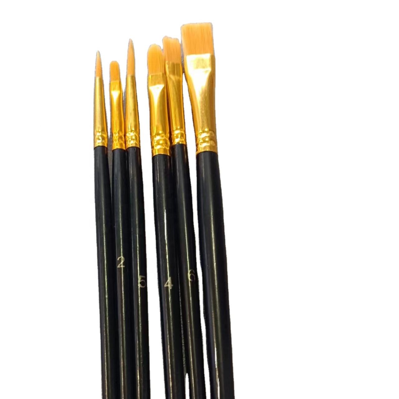 6 Stk Paint Pensler Sæt Akvarel Pensler