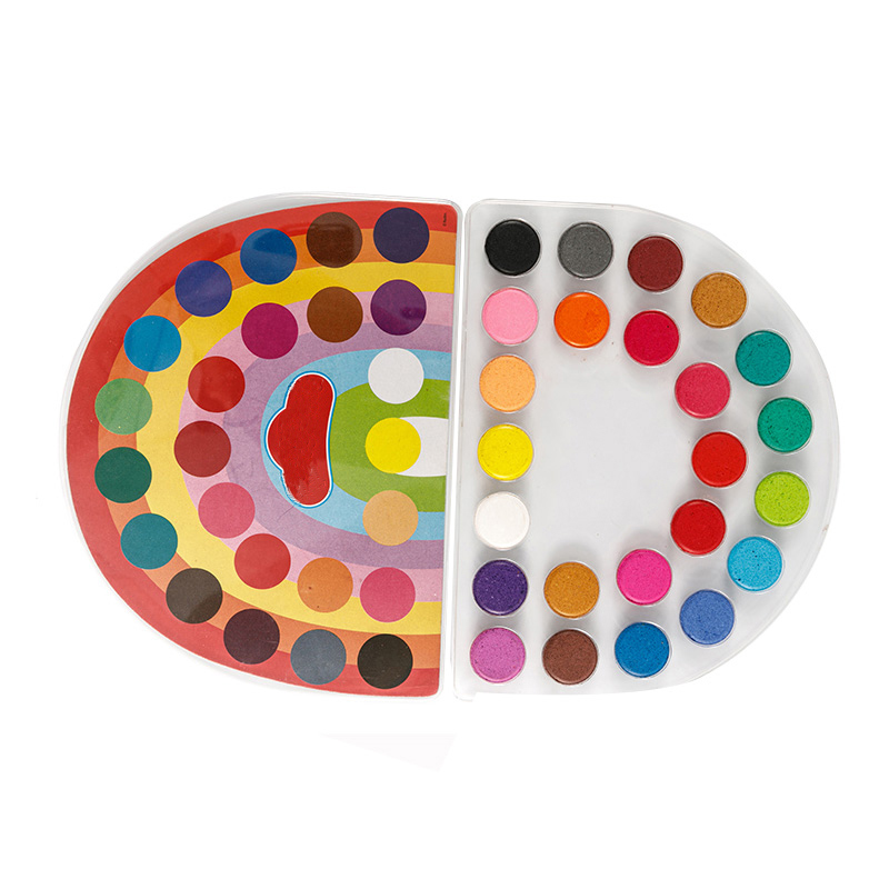 Art Supplies 24 farve pander akvarel maling